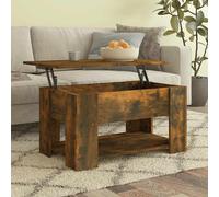(smoked oak) vidaXL Coffee Table Engineered Wood Couch Centre Accent Table Multi Colours