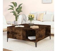 (smoked oak) vidaXL 1/2x Coffee Table Engineered Wood Side Sofa End Table Multi Colours