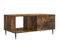 vidaXL Coffee Table Smoked Oak 90 x 50 x 40 cm Engineered Wood
