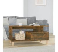 Vidaxl Coffee Table Smoked Oak 90X49X45 Cm Engineered Wood