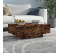 Vidaxl Coffee Table Smoked Oak 90X60X31 Cm Engineered Wood