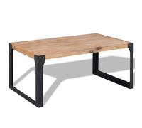 Vidaxl Coffee Table Solid Acacia Wood 100X60X45 Cm, Brown