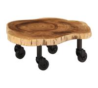 vidaXL Solid Acacia Wood Coffee Table 60x55x25cm Home Living Room Furniture