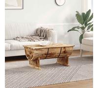 vidaXL Solid Mango Wood Coffee Table 88x50x40 cm Accent Table Room Furniture