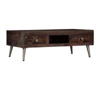 vidaXL Solid Reclaimed Wood Coffee Table 100x60x35cm Display Telephone Stand