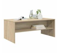 vidaXL Coffee Table Sonoma Oak 100 x 50 x 40 cm Engineered Wood, Stylish Coffee Table, Rectangular Design, Durable Living Room Accent, Functional Home Indoor Decorative
