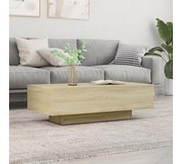 vidaXL Coffee Table Tea Accent End Table Sofa Table Sonoma Oak Engineered Wood