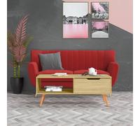 Vidaxl Coffee Table Sonoma Oak 100X49.5X43 Cm Engineered Wood, Brown