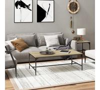 vidaXL Coffee Table Sonoma Oak 100x50x35 cm Engineered Wood