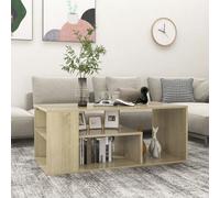 vidaXL Coffee Table Sonoma Oak Engineered Wood End Side Center Accent Table