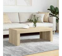 Vidaxl Coffee Table Sonoma Oak 102X50X36 Cm Engineered Wood