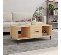 vidaXL Coffee Table Sonoma Oak 102x50x40 cm Engineered Wood