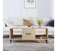 vidaXL Coffee Table Sonoma Oak 102x50x40 cm Engineered Wood