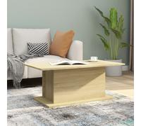 Vidaxl Coffee Table Sonoma Oak 102X55.5X40 Cm Engineered Wood