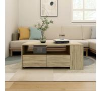 Coffee Table Sonoma Oak 102x55x42cm Engineered Wood GF0