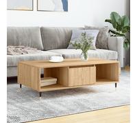 vidaXL Coffee Table Sonoma Oak 104x60x35 cm Engineered Wood