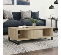 vidaXL Coffee Table Sonoma Oak 104x60x35 cm Engineered Wood
