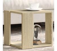 (sonoma oak, 32 x 32 x 30 cm) vidaXL Coffee Table Hallway Side Table Desk Accent End Table Engineered Wood
