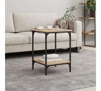 vidaXL Coffee Table Tea Side Table Sofa Couch Table Sonoma Oak Engineered Wood