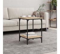 vidaXL Coffee Table Sonoma Oak 40x40x55 cm Engineered Wood