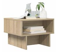 vidaXL Coffee Table Sonoma Oak 48 x 46 x 35 cm Engineered Wood, Stylish Rectangular Coffee Table, Wooden, Functional Living Room, Designer Center, Engineered Wood