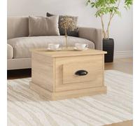 vidaXL Coffee Table Sonoma Oak 50x50x35 cm Engineered Wood