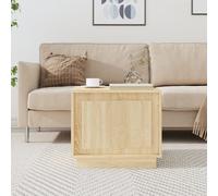 Vidaxl Coffee Table Sonoma Oak 51X50X44 Cm Engineered Wood