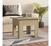 Vidaxl Coffee Table Sonoma Oak 55X55X42 Cm Engineered Wood, Brown