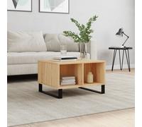 vidaXL Coffee Table Sonoma Oak 60x50x36.5 cm Engineered Wood