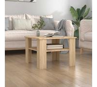 vidaXL Coffee Table Sonoma Oak Engineered Wood Couch Dining Telephone Table