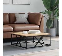 vidaXL Coffee Table Sonoma Oak 70x70x30 cm Engineered Wood