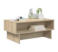 vidaXL Coffee Table Sonoma Oak 80 x 46 x 35 cm Engineered Wood