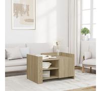 (sonoma oak, 80 x 50 x 50 cm) vidaXL Coffee Table End Table Accent Side Table Sonoma Oak Engineered Wood