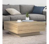 (sonoma oak, 80 x 80 x 31 cm) vidaXL Coffee Table Hallway Accent Side Table Sofa End Table Engineered Wood
