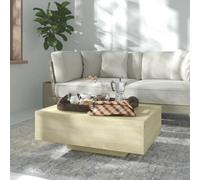 vidaXL Coffee Table Sonoma Oak Chipboard Living Room Furniture Couch Table