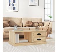 vidaXL Coffee Table Sonoma Oak 90x50x35 cm Engineered Wood