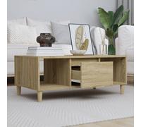 vidaXL Coffee Table Sonoma Oak 90x50x36,5 cm Engineered Wood