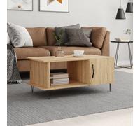 (sonoma oak) vidaXL Coffee Table Side Table Sofa Couch Table Grey Sonoma Engineered Wood