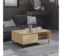 vidaXL Coffee Table Sonoma Oak Engineered Wood Indoor Furniture Couch Table