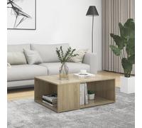 vidaXL Coffee Table Sonoma Oak 90x67x33 cm Engineered Wood UK