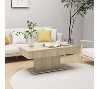 vidaXL Coffee Table Sonoma Oak 96x50x45 cm Engineered Wood