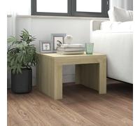 vidaXL Coffee Table Sonoma Oak Engineered Wood Couch End Sofa Accent Table