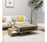 vidaXL Coffee Table Sonoma Oak Engineered Wood Living Room Couch Sofa Table