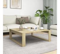 vidaXL Coffee Table Sonoma Oak Engineered Wood Living Room End Sofa Table Set