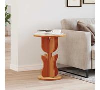 vidaXL Coffee Table Wax Brown 39.5 x 39.5 x 53.5 cm Solid pine wood