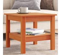 vidaXL Coffee Table Centre End Table Tea Side Table Wax Brown Solid Wood Pine