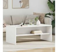 VidaXL Coffee Table White 100 X 50 X 40 Cm Engineered Wood