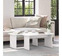 vidaXL Coffee Table White 100 x 69 x 35.5 cm Solid pine wood