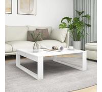 vidaXL Coffee Table White Chipboard Home Living Room End Sofa Couch Table