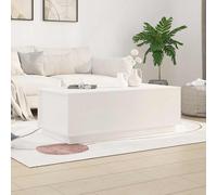 vidaXL Coffee Table White 100x50x35 cm Solid Wood Pine